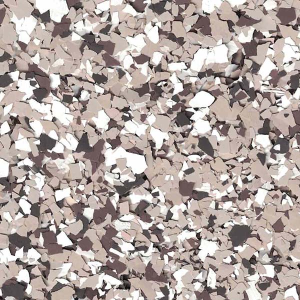 This is an abstract image showing a chaotic assortment of jagged shapes in shades of white, brown, and black, resembling digital camouflage or shattered material.